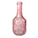 Glas Vasen und Teelicht im 6er Set rosa/altrosa gemischt