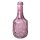Glas Vasen und Teelicht im 6er Set rosa/altrosa gemischt
