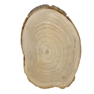 Holzscheibe oval