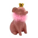 Sparschweine rosa mit Krone in 2 verschiedenen...