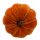 Herbst Mini Deko K&uuml;rbis aus Samt orange zum stecken 8 cm