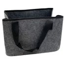 Filztasche dunkelgrau " Krimskrams "