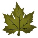 Filz Kastanien Herbst Blatt gr&uuml;n ca. 30 cm