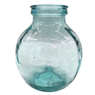 Glasballon/Vase/Flasche ca. 30 cm t&uuml;rkis