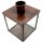 Kerzenst&auml;nder/Box Metall Kupfer ca. 7,5 x 7,5 xcm