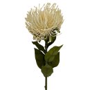 Kunstblume Nadelkissen-Chrysantheme wei&szlig; ca. 73 cm
