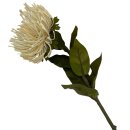 Kunstblume Nadelkissen-Chrysantheme weiß ca. 73 cm