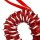 Deko Zuckerstange Rot / Weß glitzer ca. 21 cm