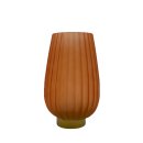 Glas Kerzen Vase camel ca. 19 cm
