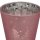 Teelicht-Glas Tannenbaum rosa silber ca. 9 cm
