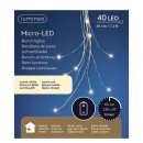 Micro Lichterbündel 40 LED ca. 65 cm warmweiss