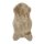 Mini Deko Fell Teppich beige ca. 30 x 60 cm