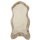 Mini Deko Fell Teppich beige ca. 30 x 60 cm