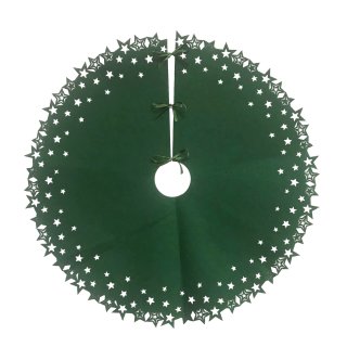 Christbaum-Decke aus Filz grün Ø 100 cm