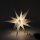 LED Weihnachtssterne/Leuchtsterne weiss in 2 verschiedenen Gr&ouml;&szlig;en