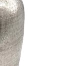 Metall Vase silber geh&auml;mmert ca. 53 cm