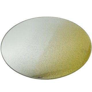 Spiegelplatte gold glitzer in drei verschiedenen Größen 35 cm