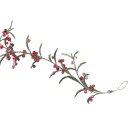 Verschneiter Zweig mit Beeren ca. 120 cm