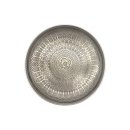 Metall-Teller silber gemustert &Oslash; 26 cm