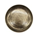 Metall-Teller gold gemustert &Oslash; 33 cm