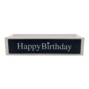 Holzkiste / Geschenkbox "Happy Birthday"