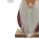 Weihnachtsm&auml;nner aus Holz mit roter M&uuml;tze in verschiedenen Gr&ouml;&szlig;en