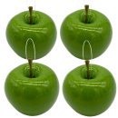 Deko Märchen-Apfel grün im 4er Set ca. 6 cm