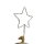 Deko Engel mit LED Stern weiß ca.28 cm