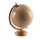 Moderner Globus mit Metall-Ständer in altrosa - gold ca. 15 cm