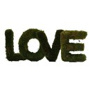 Schriftzug "LOVE" aus Moos