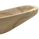 Echt-Holzschale/Schiffchen  ca. 60 cm