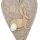 Filz Herz "Osterhase" zum hängen beige ca. 16,5 cm