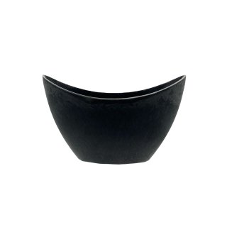 Moderne Schiffchen-Schale schwarz ca. 20 cm