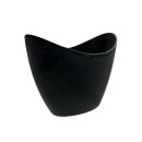 Moderne Schiffchen-Schale schwarz ca. 20 cm