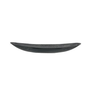 Kunststoff Deko Schale schwarz  ca. 40 cm