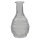 Glas Vase grau/flieder ca. 18 cm flieder