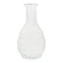 Glas Vase klar ca. 18 cm klar