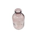 Mini Glas Vase rosa ca. 10 cm