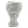 Keramik Pflanzk&ouml;pfe / Frauen-B&uuml;sten wei&szlig; in 3 verschiedenen Gr&ouml;&szlig;en