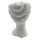 Keramik Pflanzk&ouml;pfe / Frauen-B&uuml;sten wei&szlig; in 3 verschiedenen Gr&ouml;&szlig;en