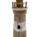 Maritimer Holz Leuchtturm ca. 36 cm