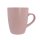 Keramik Kaffeetasse rosa ca. 10 cm