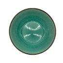 Keramik Bowl/M&uuml;slischale schwarz/t&uuml;rkis &Oslash; ca. 17,5 cm