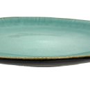 Keramik Platzteller türkis Ø ca. 26 cm