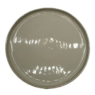 Keramik Kuchenteller grau &Oslash; ca. 22 cm