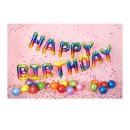 Folien Ballon Schriftzug &quot; Happy Birthday &quot;...