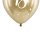 Glossy-Ballons gold 18. Geburtstag 6 St&uuml;ck &Oslash; ca. 30 cm