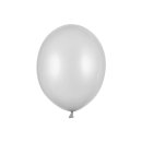 Strong Ballons silber 10 St&uuml;ck &Oslash; ca. 27 cm