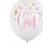 Party Ballons weiß/rosa " It`s a Girl " 6 Stück Ø ca. 30 cm