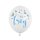Party Ballons weiß/blau " It`s a Boy " 6 Stück Ø ca. 30 cm